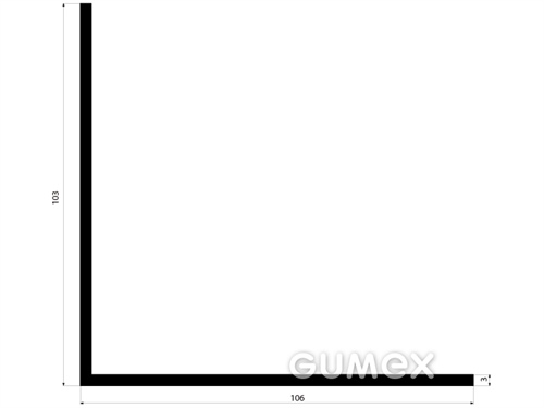 GUMMIPROFILE L-FORM - EPDM